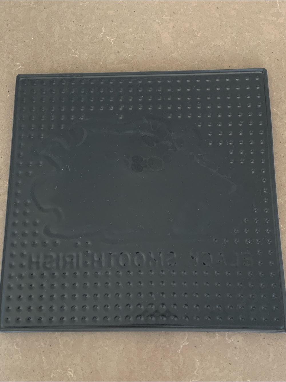 Shanky’s Whip Black Smooth Irish Whiskey Liqueur Bar Mat 12x12” - Picture 5 of 6